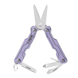 Ciseaux Multi-Outils NexTool Micro Sailor S0 Violet 8 Fonctions Acier 5Cr15Mov NTL20417D