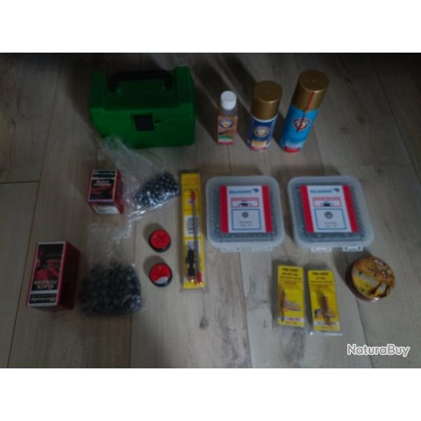 Accessoires poudre noire lot
