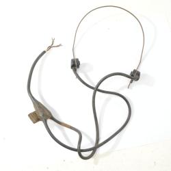 Ecouteurs radio US WW2 1944 - casque HS-30 HS30 conducteur / pilote de char. Usag&eacute;