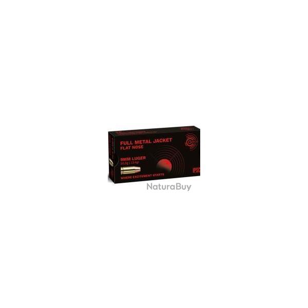 Cartouches GECO Calibre 9mm 154grs FMJ subsonic Flat Nose - Boite de 50 unit�s