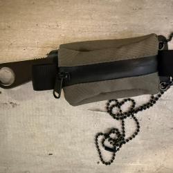 Couteau Station IX Trail Ultra n&deg;7 Lame Acier VG-10 Black Stonewash Etui Kydex &eacute;quip&eacute; "SMALL POUCH"
