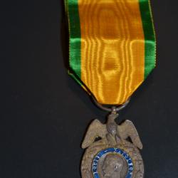 m&eacute;daille militaire second empire napol&eacute;on III en argent 1er type