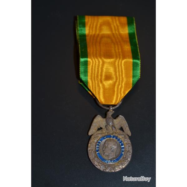 m�daille militaire second empire napol�on III en argent 1er type