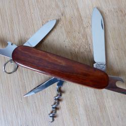 Ancien couteau multifonctions type "SUISSE" vintage 6 pi&egrave;ces ADLER MESSER GERMANY