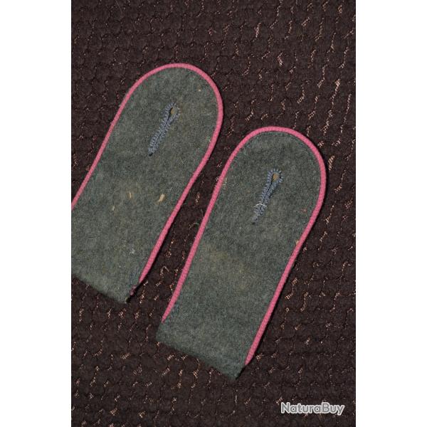 Paire d'�paulette allemande liser� rose panzer Wh heer WW2