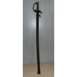 Sabre officier 1845 infanterie fran&ccedil;aise bien dat&eacute; avec son fourreau