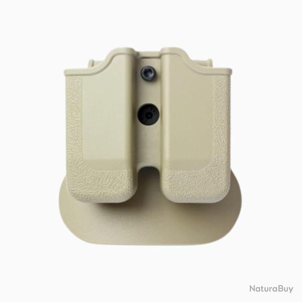 Porte-chargeur double 9 mm/.40 MP04 Tan