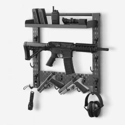 Support Mural pour Armes en Acier, Porte Fusils avec Crochets....ENCHERE 1 EURO