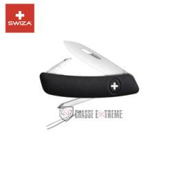 Couteau SWIZA D02 6 Fonctions Noir