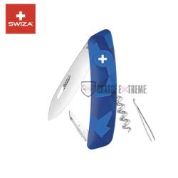 Couteau SWIZA C01 Livor 6 Fonctions Bleu