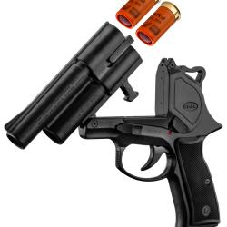 Pack Pistolet Gomm-Cogne SAPL GC 54 Bronz&eacute; + 1 Boite de 5 Cartouches 12/50 SAPL Chevrotine