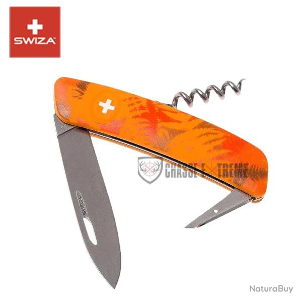 Couteau SWIZA C01 Filix 6 Fonctions Orange