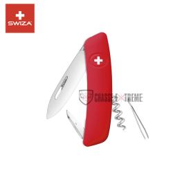 Couteau SWIZA D01 6 Fonctions Rouge