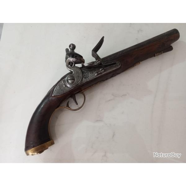 Pistolet britannique � silex, d'�poque napol�onienne
