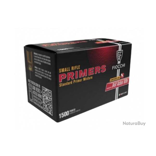 AMORCES FIOCCHI SMALL rifle PRIMERS - BOITE DE 150 UNIT�S