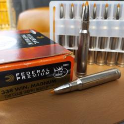 F&eacute;d&eacute;ral Pr&eacute;nium 338 WM Trophy Bonded Tip 200 grs x 19 U