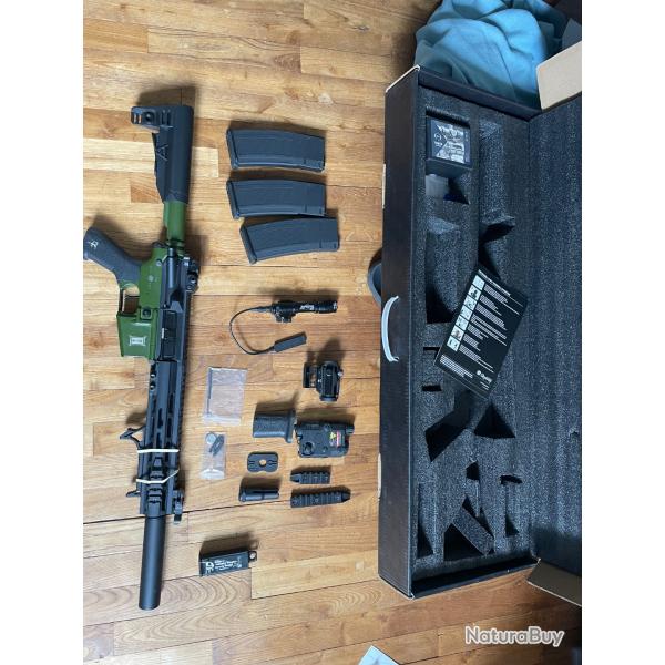 R�plique airsoft aeg ar15 Bushido, Saigo d�fense