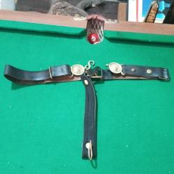 Ceinturon porte sabre d'officier 19 e si&egrave;cle
