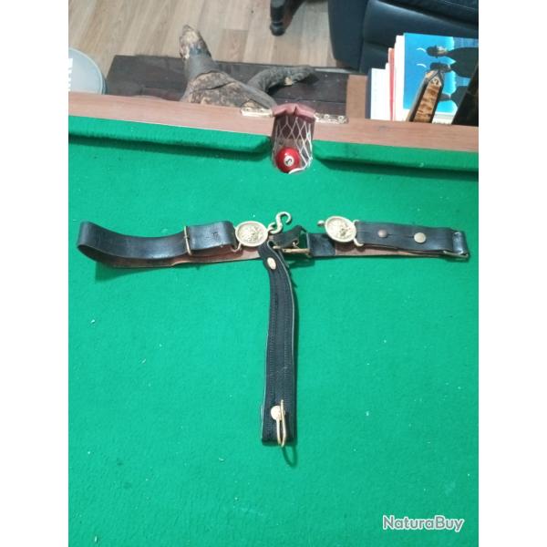 Ceinturon porte sabre d'officier 19 e si�cle