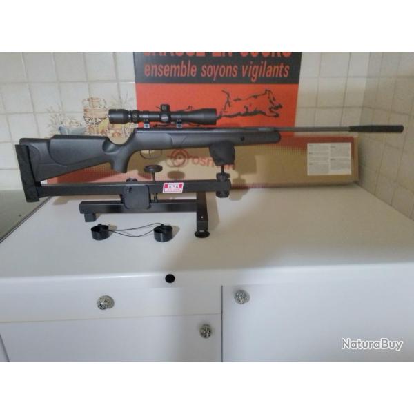 Carabine Crosman Fury Nitro Piston 19,9 joules cal 4,5 absolument neuf avec gros optique 3 /9/40.