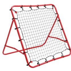 Filet rebond football acier 100x100 cm r&eacute;glable 4 angles pliable