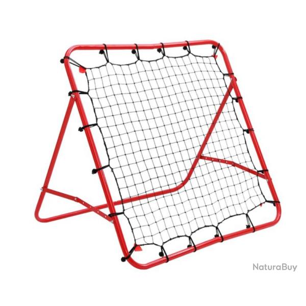 Filet rebond football acier 100x100 cm r�glable 4 angles pliable
