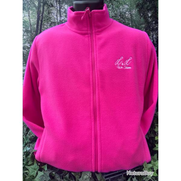 VESTE POLAIRE ROSE L&L WE SHARE