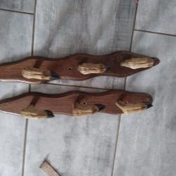 Porte fusil 3 fusils patte chevreuil
