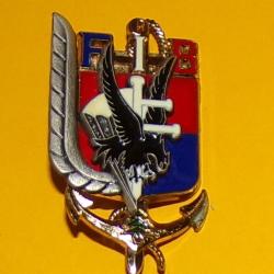 3&deg; R&eacute;g. Parachutiste d'Infanterie de Marine, F.I. Beyrouth, matricul&eacute; 681 ,  &eacute;cu bleu rouge des let