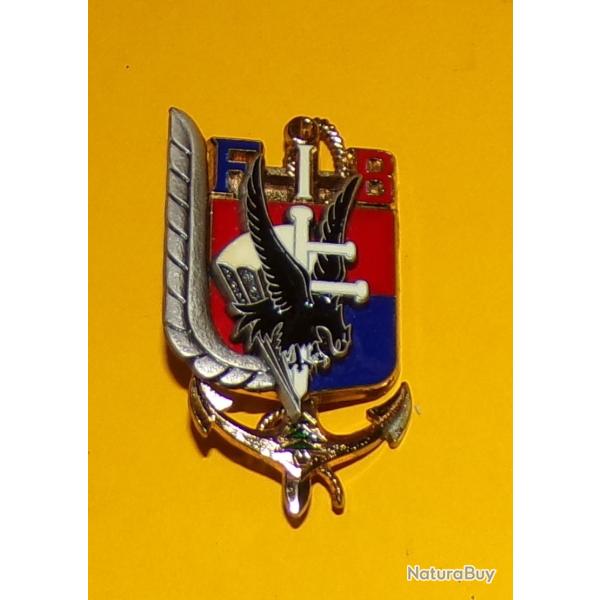 3� R�g. Parachutiste d'Infanterie de Marine, F.I. Beyrouth, matricul� 681 ,  �cu bleu rouge des let
