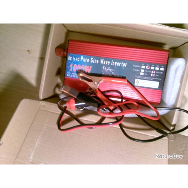 ONDULEUR HORS RESEAU 24V - 500W PUR SINUS