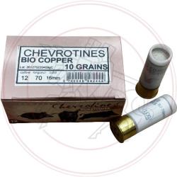 CARTOUCHES JOCKER CHEVROTINE BIO COPPER (CUIVRE) - Cal: 12/70 - 10 Grains - BOITE DE 10