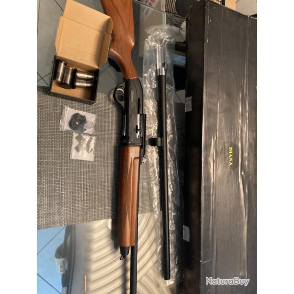 Fusil de chasse, semi automatique 2 canons combo