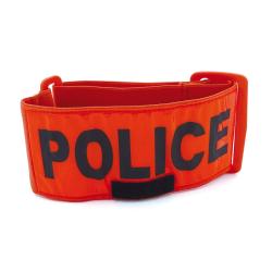 Brassard orange fluo avec RIO - Police