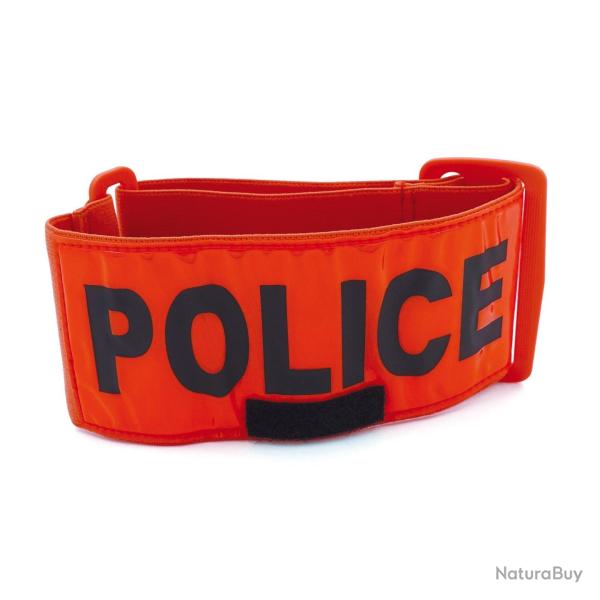 Brassard orange fluo avec RIO - Police