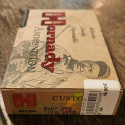 Balles Hornady Custom 8x57 JRS