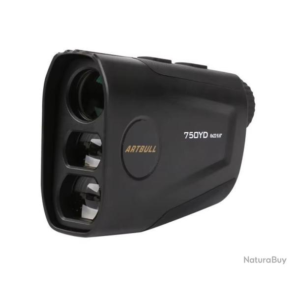 Telemetre Chasse Laser Rechargeable 686m Mesure Distances Pente Compensation Vibration Artbull