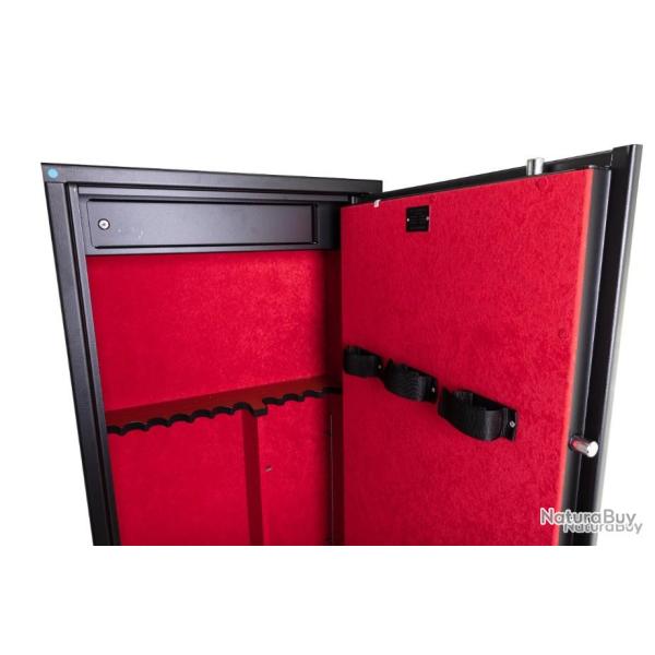 Coffre 8 armes longues et 4/5 armes de poing avec double Coffre pour munitions sous cl�s