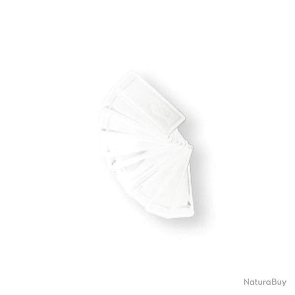 Supports RIO avec Velcro Blancs x 10 pcs Blanc