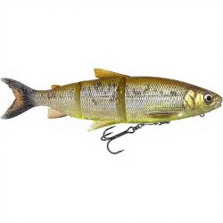 Leurre souple SAVAGE GEAR 3D line thru whitefish 17cm Brown chartreuse