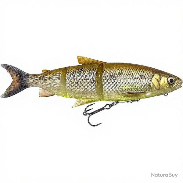 Leurre souple SAVAGE GEAR 3D line thru whitefish 17cm Brown chartreuse