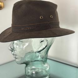 Stetson Ava Traveller Chapeau Style Vintage Protection UV Bande en Tissu Homme &eacute;t&eacute; Hiver Taille s
