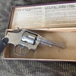 EXCEPTIONNEL REVOLVER SMITH & WESSON MILITARY AND POLICE MDLE 1899 CAL.32-20 WCF