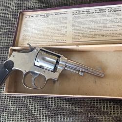 EXCEPTIONNEL REVOLVER SMITH & WESSON MILITARY AND POLICE MDLE 1899 CAL.32-20 WCF