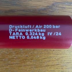 cartouche air pour feinwerbhau  serie P...,couleur rouge
