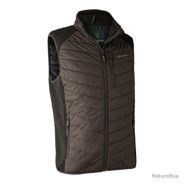 DESTOCKAGE ! Gilet Doudoune Sans Manches Deerhunter Moor Brown Leaf-2XL