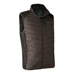 DESTOCKAGE ! Gilet Doudoune Sans Manches Deerhunter Moor Brown Leaf-4XL