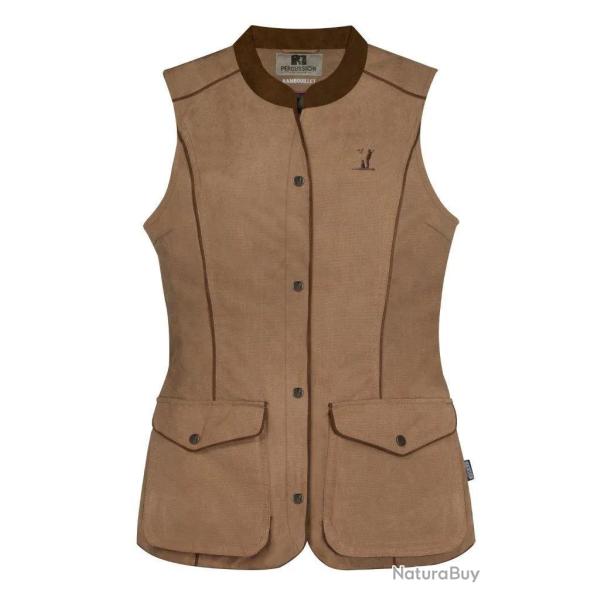 DESTOCKAGE ! Gilet Percussion Rambouillet Original Marron