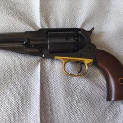 Pistolet poudre noir F.LLI PIETTA 1858 rm acier new sheriff cal.44