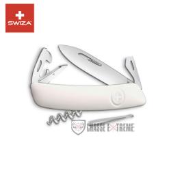 Couteau SWIZA D03 11 Fonctions Blanc